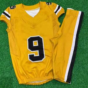 Uniformes de football américain de haute qualité Star Works Corporation, designs personnalisés, impression par sublimation, séchage rapide, respirant - Product Image 1