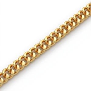 14K <b>Solid</b> <b>Gold</b> Curb Chain Necklace for Women and Men Minimal Classic Fine Jewelry Custom OEM Recycled <b>Gold</b> Chain - Product Image 5