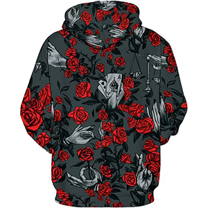 High Quality 500 GSM 100% Cotton Fleece Custom Logo Streetwear Thick Heavyweight Oversized Pullover Hoodies for Men Printed - Product Image 5