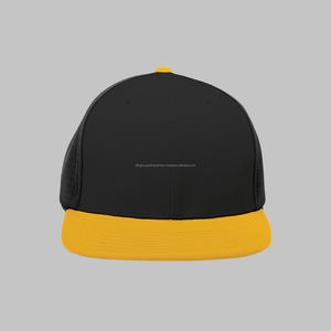 Gorras de béisbol ajustadas Suade personalizadas con logotipo de bordado de dos tonos con letras bordadas en 3D de algodón puro - Product Image 4