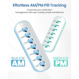 Confezione da 2: Cordini Elastici Adesivi Promemoria Pillole Riutilizzabili per Monitoraggio Abitudini Quotidiane, per la Maggior Parte delle Bottiglie di Medicinali e Scatole Promozionali per Pillole - Product Image 3