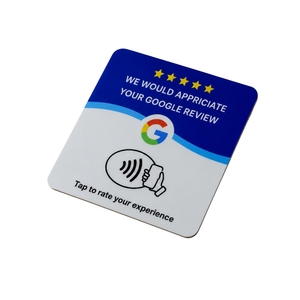 Custom NFC Waterproof Glass Door Sticker Smart Contactless Membership <b>Access</b> <b>Control</b> <b>Card</b> for Cafe & Hotel Store Entrance - Product Image 2