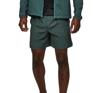 Ensemble court coupe-vent streetwear d'hiver pour homme - Conception légère et respirante avec capuche et taille élastique - Product Image 4