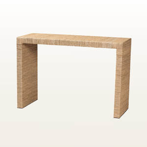 Mesa de consola Bohemia moderna DreamCraft con algas marinas y madera para almacenamiento de entrada Origen de Vietnam - Product Image 1