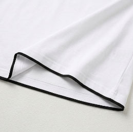 Wholesale Men's T-Shirt Front Custom <b>Logo</b> Oversized High Quality 100% Cotton Knitted Breathable Fabric Loose Fit T-Shirt - Product Image 5