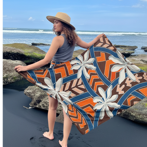 Pareo de Playa de Rayón Personalizado al por Mayor para el Mercado de EE. UU., Nueva Zelanda y Australia, Ropa Ligera para Resort, Fabricante OEM ODM Directo de Fábrica - Product Image 1