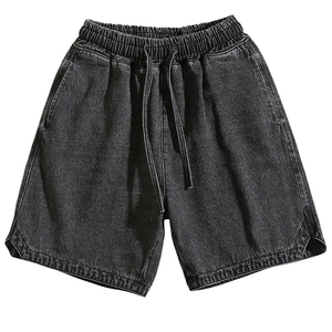 Pantalones Cortos Formales para Hombre, Diseño Personalizado, Tela Satén con Patrón Sólido, 100% Algodón, Cintura Elástica, Transpirables, Corte Relajado, Servicio OEM - Product Image 1