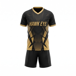 Ensemble de maillots de football professionnels pour adultes, hommes et femmes, uniforme d'équipe de football personnalisé en polyester - Product Image 5