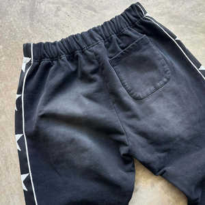 Pantalones de chándal de algodón personalizados de felpa francesa con lavado ácido y estampado de estrellas, estilo urbano, con cremallera en el tobillo para hombre - ¡Gran oferta! - Product Image 3