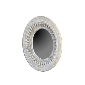 Designer Circular Accent <b>Mirror</b> for Modern Homes Intricate Textured Border with Premium Decorative Appeal - Product Image 2