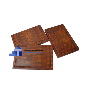 Étagère à épices en bois Thinh Long Trinh, rectangulaire, rustique, faite à la main, support de rangement pour la cuisine, fabriquée au Vietnam - Product Image 2