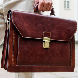 Sac porte-documents en cuir, sac avec compartiment pour chaussures, sac de voyage à fermeture éclair, sac porte-documents noir, sac de voyage pour ordinateur portable, sac porte-documents moderne - Product Image 6