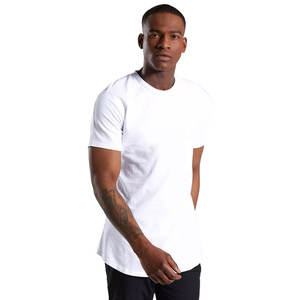 T-shirts de sport pour hommes à manches courtes, personnalisés, respirants, design unique, 100% coton, prix de gros en vrac - Product Image 3