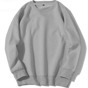 Sudadera Morada de Cuello Redondo, Color Sólido, Manga Larga, Informal, Tejida, Corte Regular, para Hombre, Ropa de Otoño - Product Image 4