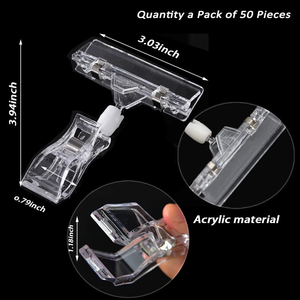 ป้ายราคาสำหรับแท็บราคาคลิปหนีบพลาสติกสำหรับผลไม้โปรโมชั่นซูเปอร์มาร์เก็ต - Product Image 5