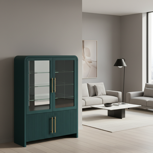 Display Cabinet Solid Wood Modern Coffee <b>Table</b> for Living Room Living Room Furniture Indoor Home Furniture Wood Furniture Custom - Product Image 5