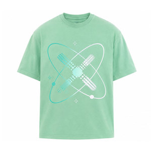 Camiseta con estampado reflectante para hombre, ropa informal de calle, camiseta de algodón de manga corta, ropa de moda moderna de primera calidad para el día a día - Product Image 1