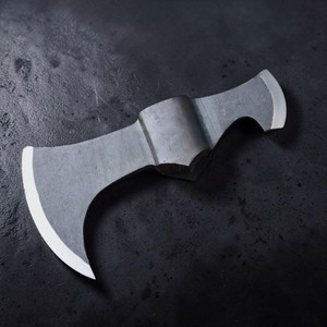 Hacha Vikinga Medieval de Doble Punta, Forjada a Mano en Acero al Carbono, con Pico Trasero Grande, Estilo Dark Hammer Art Corte de Madera para Acampar al Aire Libre - Product Image 2