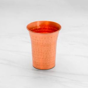 Vaso de Cobre Clásico de Doble Pared con Diseño de Cascada - Gran Capacidad y Portátil para un Uso en la Cocina más Saludable - Product Image 4