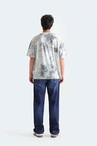 Camiseta Oversize de Estilo Urbano para Hombre, Corte Holgado, Hombros Caídos, Algodón, Personalizable con Impresión - Product Image 3