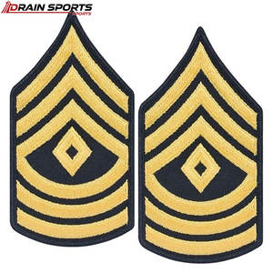 Nouvel Arrivage : Écussons de grade uniforme brodés Merrow, ajustement confortable - Product Image 4