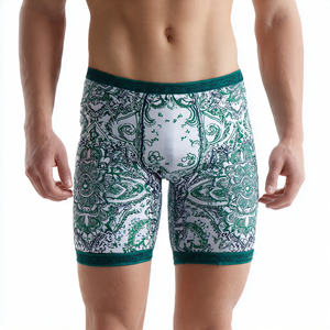 Shorts de sport pour hommes, fitness, yoga, compression, séchage rapide, haute élasticité, taille mi-haute, 100% polyester, coupe-vent, anti-UV - Product Image 2