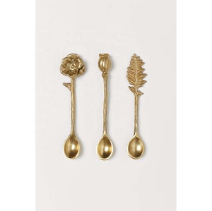 Minijuego de cerámica con mango redondo, cuchara, tenedor, juego de servidor de ensaladas, cuchillo de plata, tenedor de pescado - Product Image 4