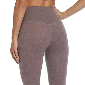Base Layer Women's Fitness Clothing Legging Tights Seamed Stitched High Waist 4 Way <b>Stretch</b> Feature Leggings For Women - Product Image 2