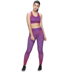 Conjunto de Yoga Transpirable de Spandex a Precio Económico para Mujer, Sujetador Acolchado y Leggings Ajustados, Ropa Deportiva OEM, Conjuntos de Yoga Personalizados - Product Image 4