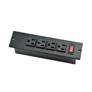 Tiras de potencia estándar de EE. UU. de calidad superior Diseño empotrado para mesa de escritorio Sofá - Product Image 1
