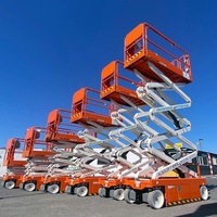 Plataforma Elevatória Articulada Elétrica Móvel com Altura de Trabalho de 24m, Rotação de 360°, Capacidade de Carga de 180kg, Montagem Rápida e Transporte Fácil para Serviço de Campo
