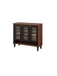 Armoire de rangement classique en bois, rectangulaire, sur pied, à un seul niveau, finition laquée, pour l'organisation du salon - Product Image 4