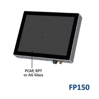 IP67 Wasserdichter LCD Industrie-Marine-Monitor Touchscreen (PCAP/Resistiv) Automatische Dimmung IR-Fernbedienung Aluminium LED DP SDI