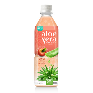 Vietnam Healthy 500ml Bebida líquida de aloe vera Puré con sabor a arándano en botella Refresco de buen sabor - Product Image 3