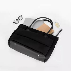 2-in-1 Quilted Waterproof <b>Tote</b> <b>Bag</b> with Multiple Compartments Fits a <b>Laptop</b> Made in Vietnam Business & Daily Use - Product Image 5