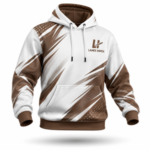 Wholesale Custom Sublimation <b>Hoodie</b> Sweatshirts Full Print Personalized Hoodies for <b>Men</b> Premium Quality Streetwear Clothing OEM - Product Image 2