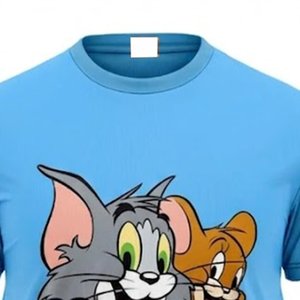 เสื้อยืดผู้ชายสีน้ำเงินพิมพ์ลายโลโก้ DTF ตามสั่ง คุณภาพสูง ผ้าฝ้ายผสมโพลีเอสเตอร์ แห้งเร็ว สไตล์สตรีทแวร์ลำลอง - Product Image 4