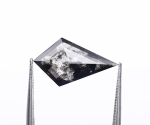 Diamantes Sueltos de Laboratorio con Corte Geométrico en Forma de Cometa, Tipo Sal y Pimienta, de 1.50 Ct, Tamaño Personalizado, a Precio Mayorista - Product Image 4