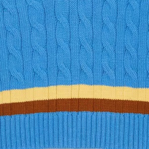 Cárdigan de manga con cuello en V personalizado de la universidad para hombre, suéter de punto de otoño e invierno con decoración de botones, colores personalizados - Product Image 5