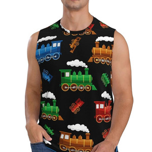 Fabricant de débardeurs et de gilets d'entraînement athlétiques respirants 100 % coton pour hommes avec logo personnalisé (275 GSM) - Product Image 4