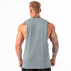Chaleco Deportivo para Hombre, de Algodón y Bambú, Suave, Transpirable, Sin Mangas, Ajustado, Marca Privada OEM, Proveedor de Fábrica - Product Image 2