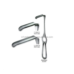 Retractor de Mejillas A-1 VERITAS Dockhorn de Hoja Ancha en Forma de L de 20 cm, de un Solo Extremo, Manual, Reutilizable, Instrumento Quirúrgico - Product Image 3
