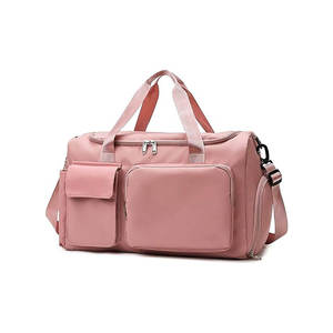 Sac de sport unisexe professionnel personnalisé, imperméable, en nylon léger, multifonctionnel, 40-55L, avec sangle réglable pour la salle de sport - Product Image 4