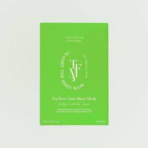 Mascarilla facial Tapomi Tea Tree Tam Sheet Mask, 1 caja con 10 mascarillas, mascarilla facial coreana de hidrogel. - Product Image 6