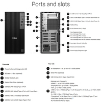 Ordinateur de bureau de marque Dell Pro Tower Plus QBT1250, tout neuf, processeur ultra 5 235, 8 Go de RAM, 512 Go de SSD