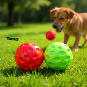 Juguete de pelota para mascotas Tommy de 9 cm con sonido de chorro para perros, juego interactivo - Product Image 3
