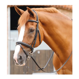 บังเหียนม้าแบบปรับแต่งได้ Horsekraft Anatomical Soft Snaffle คุณภาพพรีเมียม ทำจากหนังอิตาลี อุปกรณ์ขี่ม้าสำหรับกิจกรรมกลางแจ้ง - Product Image 2
