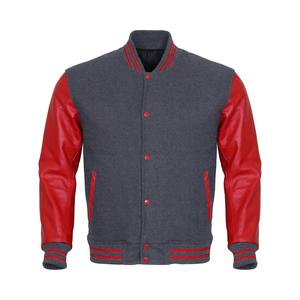 Chaqueta Varsity de Invierno para Hombre, Color Borgoña, con Parche de Caballero de Ajedrez en Chenilla, Cuerpo de Lana, Personalizable con Letras, OEM, Secado Rápido, Transpirable - Product Image 4