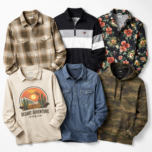 Chemises à manches longues en polyester personnalisées en gros pour hommes - Fabricant OEM et fournisseur direct d'usine - Product Image 5
