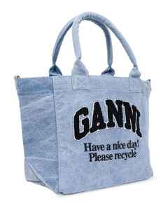 Bolsa de Mano Grande de Mezclilla Azul Claro para Mujer, Fabricada con Tela Ecológica, Versátil para Viajes y Compras - Product Image 5